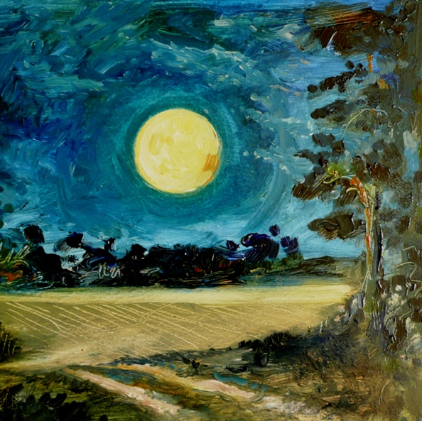 harvest moon oil painting 2